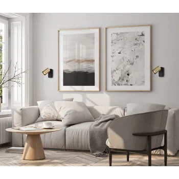 Italux Nesto  fekete-arany fali spotlámpa (IT-WL-23436-1-BK-GD) GU10 1 izzós IP20