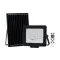 Italux Norla  fekete napelemes LED kültéri reflektor (IT-SLR-42563-100W) LED 1 izzós IP65
