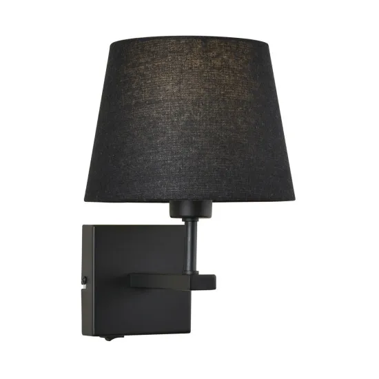 Italux Norte  fekete falikar (IT-WL-1122-1-A-BM-RO-BL) E27 1 izzós IP20