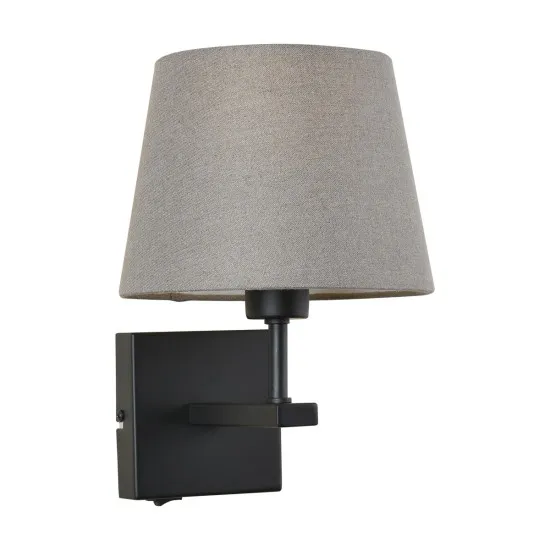 Italux Norte  fekete falikar (IT-WL-1122-1-A-BM-RO-GR) E27 1 izzós IP20