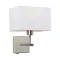 Italux Norte  nikkel falikar (IT-WL-1122-1-A-SN-RC-WH) E27 1 izzós IP20