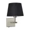 Italux Norte  nikkel falikar (IT-WL-1122-1-A-SN-RO-BL) E27 1 izzós IP20