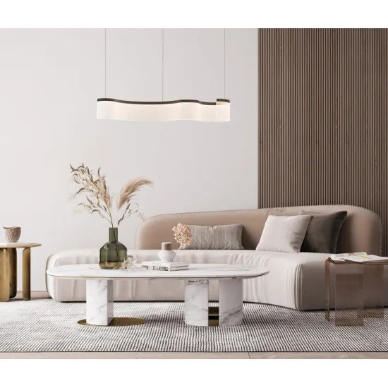 Italux Notar  kávébarna LED függesztett lámpa (IT-PND-59078-31W-3K) LED 1 izzós IP20