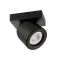 Italux Nuora  fekete mennyezeti spotlámpa (IT-SPL-2855-1B-BL) GU10 1 izzós IP20