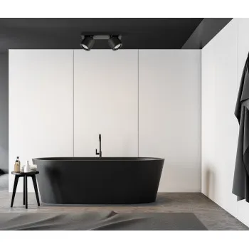 Italux Nuora  fekete mennyezeti spotlámpa (IT-SPL-2855-2B-BL) GU10 2 izzós IP20