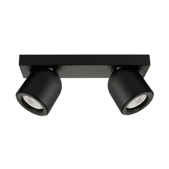 Italux Nuora  fekete mennyezeti spotlámpa (IT-SPL-2855-2B-BL) GU10 2 izzós IP20