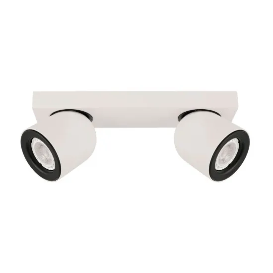Italux Nuora  fehér-fekete mennyezeti spotlámpa (IT-SPL-2855-2B-WH) GU10 2 izzós IP20
