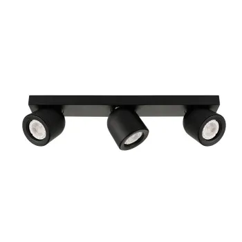 Italux Nuora  fekete mennyezeti spotlámpa (IT-SPL-2855-3B-BL) GU10 3 izzós IP20