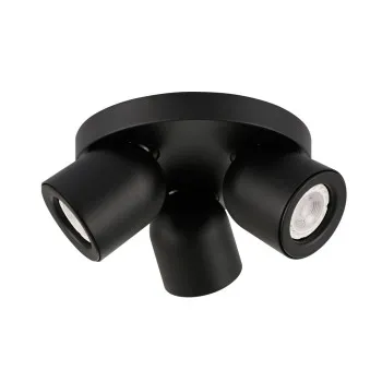 Italux Nuora  fekete mennyezeti spotlámpa (IT-SPL-2855-3C-BL) GU10 3 izzós IP20