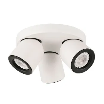 Italux Nuora  fehér-fekete mennyezeti spotlámpa (IT-SPL-2855-3C-WH) GU10 3 izzós IP20