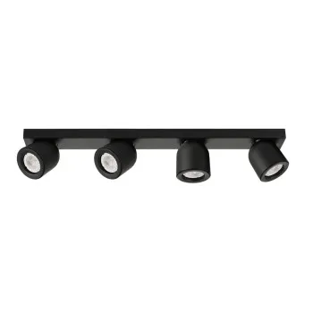 Italux Nuora  fekete mennyezeti spotlámpa (IT-SPL-2855-4B-BL) GU10 4 izzós IP20