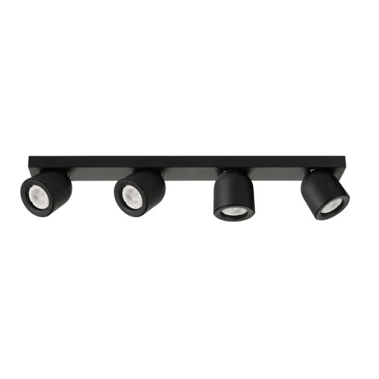 Italux Nuora  fekete mennyezeti spotlámpa (IT-SPL-2855-4B-BL) GU10 4 izzós IP20