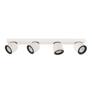 Italux Nuora  fehér-fekete mennyezeti spotlámpa (IT-SPL-2855-4B-WH) GU10 4 izzós IP20