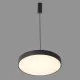 Italux Orbital  fekete LED függesztett lámpa (IT-5361-830RP-BK-3) LED 1 izzós IP20