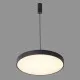 Italux Orbital  fekete LED függesztett lámpa (IT-5361-860RP-BK-3) LED 1 izzós IP20