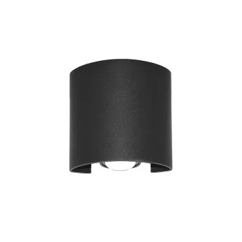 Italux Ortelo  fekete LED kültéri fali lámpa (IT-OWL-451-1-BL) LED 1 izzós IP54