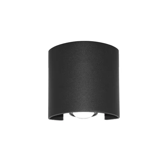 Italux Ortelo  fekete LED kültéri fali lámpa (IT-OWL-451-1-BL) LED 1 izzós IP54