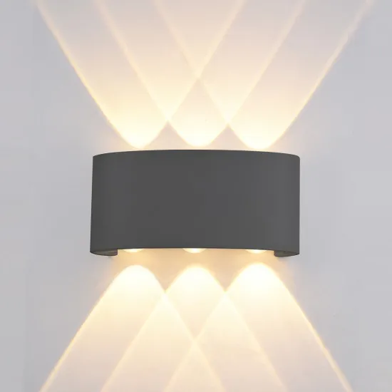 Italux Ortelo  fekete LED kültéri fali lámpa (IT-OWL-451-3-BL) LED 1 izzós IP54