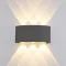Italux Ortelo  fekete LED kültéri fali lámpa (IT-OWL-451-3-BL) LED 1 izzós IP54