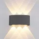 Italux Ortelo  fekete LED kültéri fali lámpa (IT-OWL-451-3-BL) LED 1 izzós IP54
