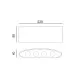 Italux Ortelo  fekete LED kültéri fali lámpa (IT-OWL-451-4-BL) LED 1 izzós IP54