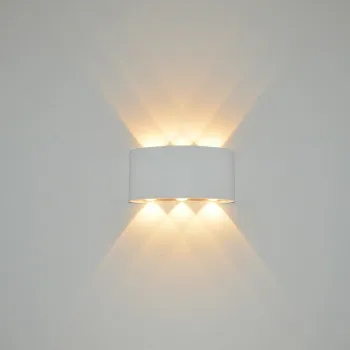 Italux Ortelo  fehér LED kültéri fali lámpa (IT-OWL-6650-4-WH-3K) LED 1 izzós IP54