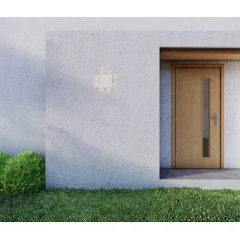 Italux Pensa  fehér LED kültéri fali lámpa (IT-PL-562-8) LED 1 izzós IP54
