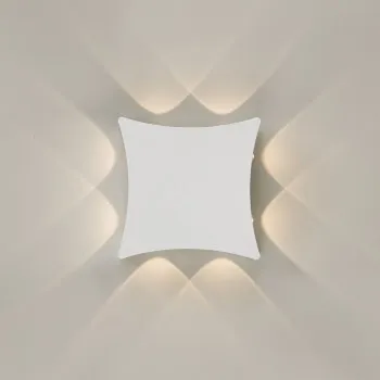 Italux Pensa  fehér LED kültéri fali lámpa (IT-PL-562-8) LED 1 izzós IP54