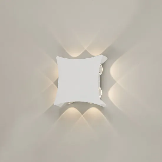Italux Pensa  fehér LED kültéri fali lámpa (IT-PL-562-8) LED 1 izzós IP54