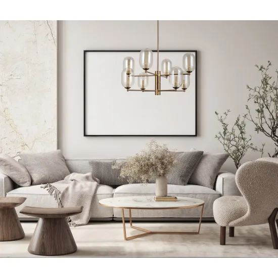Italux Perano  antik bronz függesztett lámpa (IT-PND-4215-8-HBR) G9 8 izzós IP20
