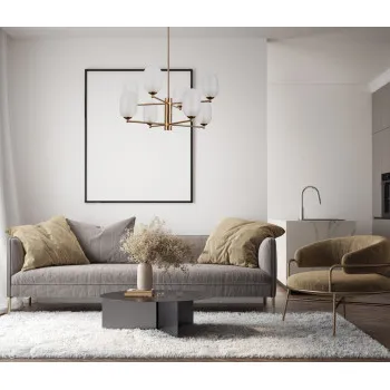 Italux Perano  antik bronz függesztett lámpa (IT-PND-4215-8A-HBR-SAT) G9 8 izzós IP20