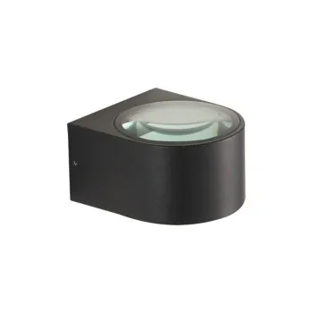 Italux Pesaro fekete LED kültéri fali lámpa (IT-OWL-8081-4K) LED 1 izzós IP54