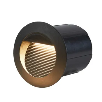 Italux Piani fekete kültéri LED lépcsővilágító lámpa (IT-ONFL-1253-4K) LED 1 izzós IP65