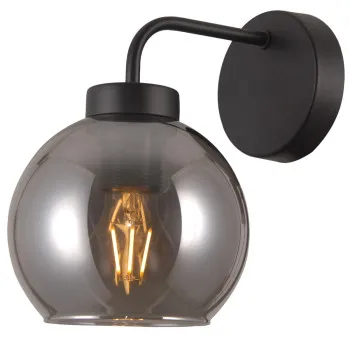 Italux Poggi  fekete falikar (IT-WL-28028-1) E27 1 izzós IP20