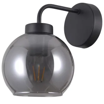 Italux Poggi  fekete falikar (IT-WL-28028-1) E27 1 izzós IP20