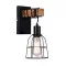 Italux Ponte  fekete-natúr LED falikar (IT-WL-4290-1-L) E27 1 izzós IP20