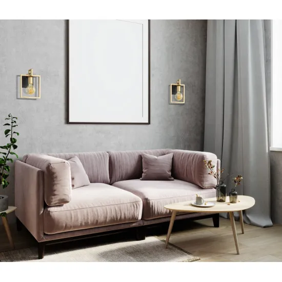 Italux Primero  arany-fekete fali lámpa (IT-WL-44003-1-BK-GD) E27 1 izzós IP20