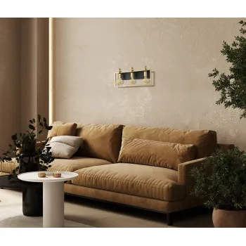 Italux Primero  arany-fekete fali lámpa (IT-WL-44003-3-BK-GD) E27 3 izzós IP20
