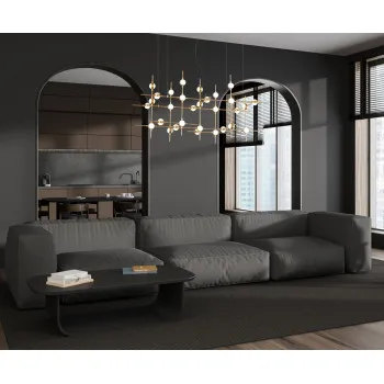 Italux Provenza  arany LED függesztett lámpa (IT-MD18001067-30A GD) LED 1 izzós IP20