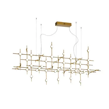 Italux Provenza  arany LED függesztett lámpa (IT-MD18001067-55A GD) LED 1 izzós IP20