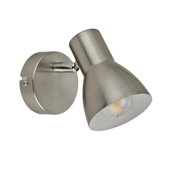 Italux Riado  nikkel fali/mennyezeti spotlámpa (IT-SPL-3422-1-SN) E14 1 izzós IP20