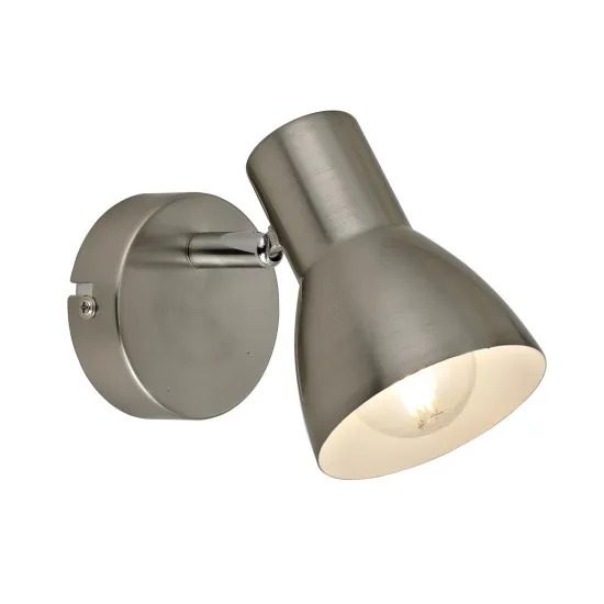 Italux Riado  nikkel fali/mennyezeti spotlámpa (IT-SPL-3422-1-SN) E14 1 izzós IP20