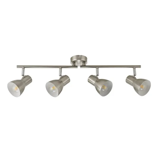 Italux Riado  nikkel mennyezeti spotlámpa (IT-SPL-3422-4-SN) E14 4 izzós IP20