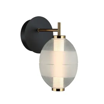 Italux Rinot  fehér-füstszínű LED falikar (IT-WL-45372-1-WH-CL) LED 1 izzós IP20