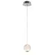 Italux Rosario  krómszínű LED függesztett lámpa (IT-PND-12220121-1A-CR) LED 1 izzós IP20