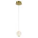 Italux Rosario  arany LED függesztett lámpa (IT-PND-12220121-1A-GD) LED 1 izzós IP20