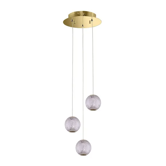 Italux Rosario  arany LED függesztett lámpa (IT-PND-12220121-3A-GD) LED 1 izzós IP20