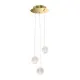 Italux Rosario  arany LED függesztett lámpa (IT-PND-12220121-3A-GD) LED 1 izzós IP20