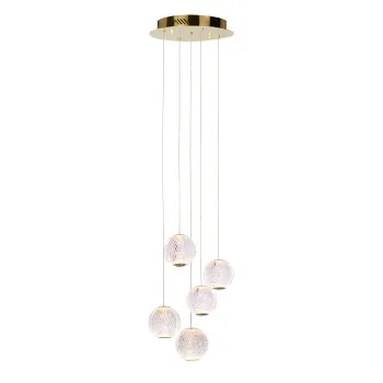 Italux Rosario  arany LED függesztett lámpa (IT-PND-12220121-5A-GD) LED 1 izzós IP20