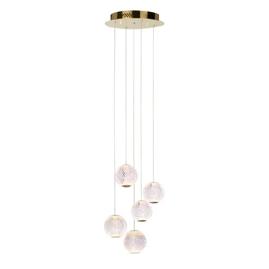 Italux Rosario  arany LED függesztett lámpa (IT-PND-12220121-5A-GD) LED 1 izzós IP20